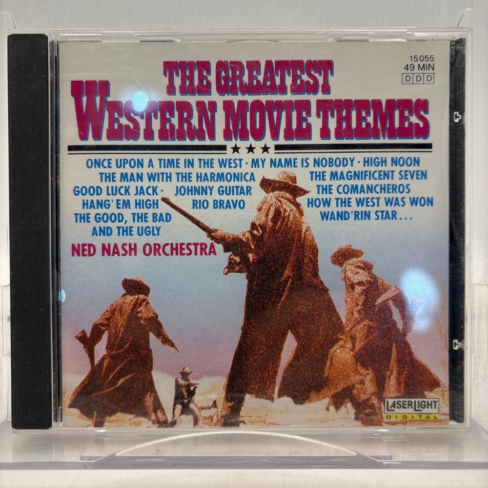 The Greatest Western Movie Themes Ned Nash Orchestra CD‎ LaserLight 15055 1988